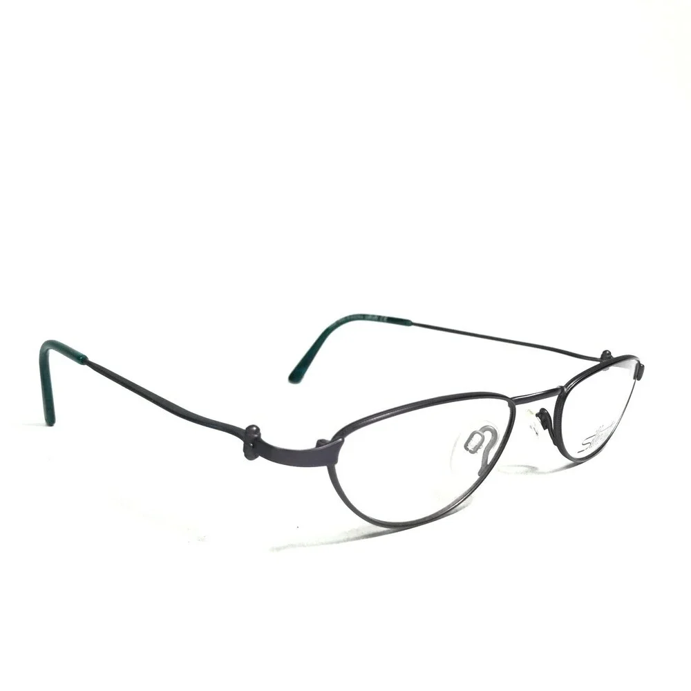 Silhouette Eyeglasses Frames M6396 /40 V6054 Matte Purple Oval 49-20-135
